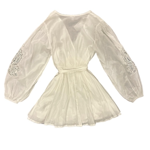 River Island White Long Sleeve Dress - Picture 2 of 9